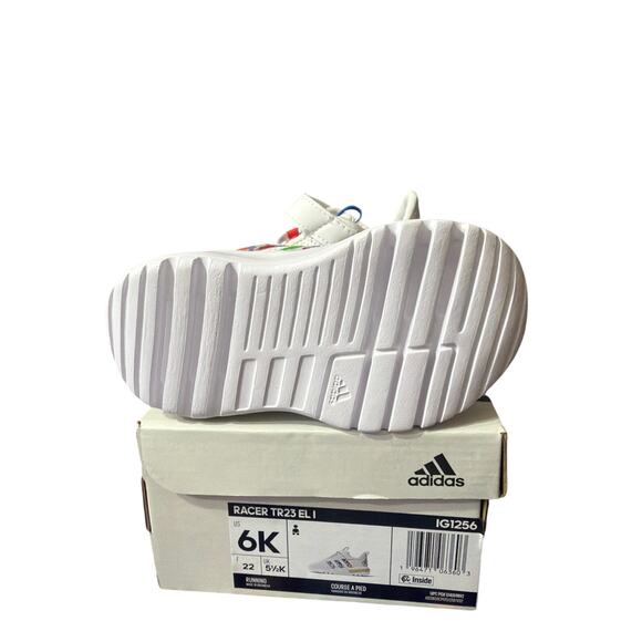 Adidas Infant Racer TR23 EL I Color Pop Blue Red Yellow Sneakers Size 6K New - Picture 5 of 11